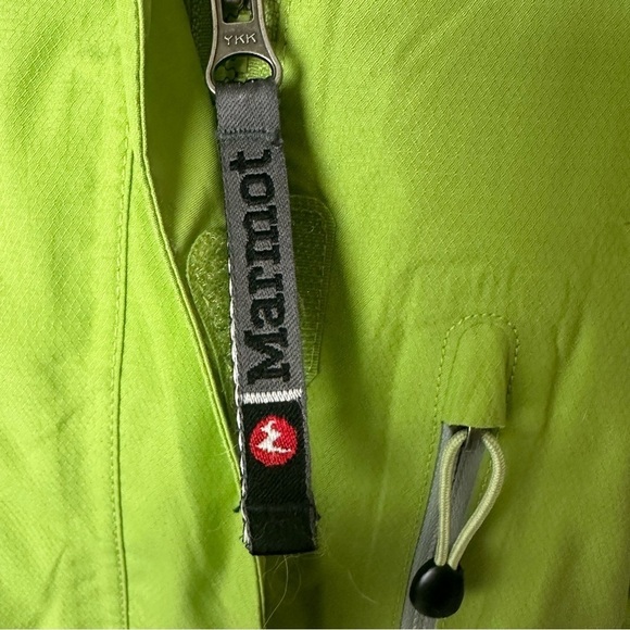 Marmot Jacket Medium Lime Green Double Lined Womens Zip Up Coat - Picture 2 of 14